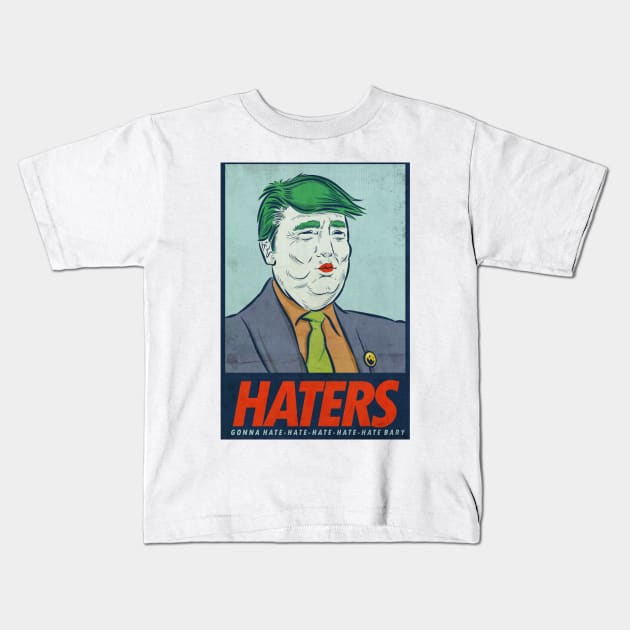 HATERS! Kids T-Shirt by CHEKOVSK1E